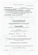 osvědčení 2020